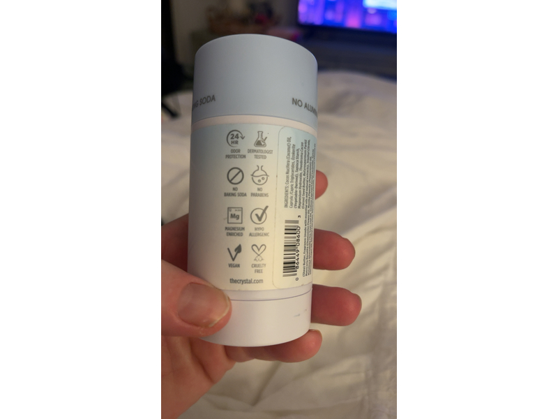 Crystal Magnesium Enriched Deodorant, Clean + Fresh, 2.5 oz/70 g