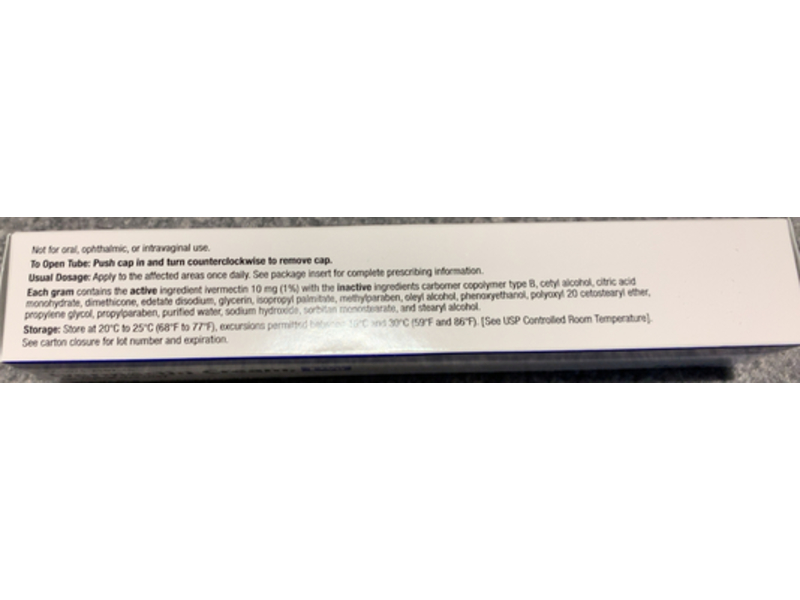 Ivermectin Cream 1%, 45gm Perrigo (RX)