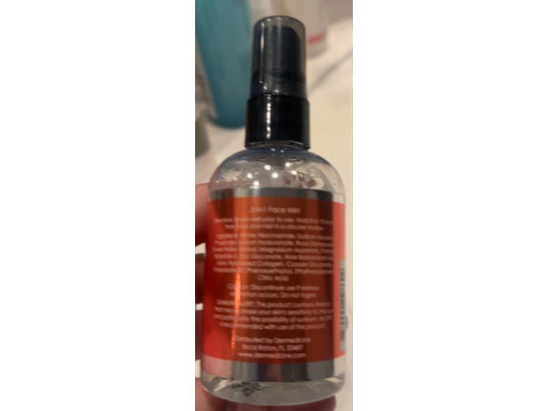 Dermedicine + 3 - In - 1 Super - Charged Face Mist, Retinol, Vitamin C & Collagen, 4 fl oz/120 mL