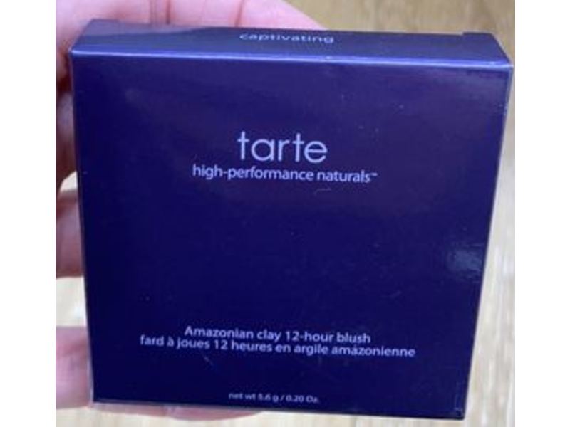 Tarte Amazonian Clay 12-Hour Blush, Captivating, 0.20 oz/5.6 g