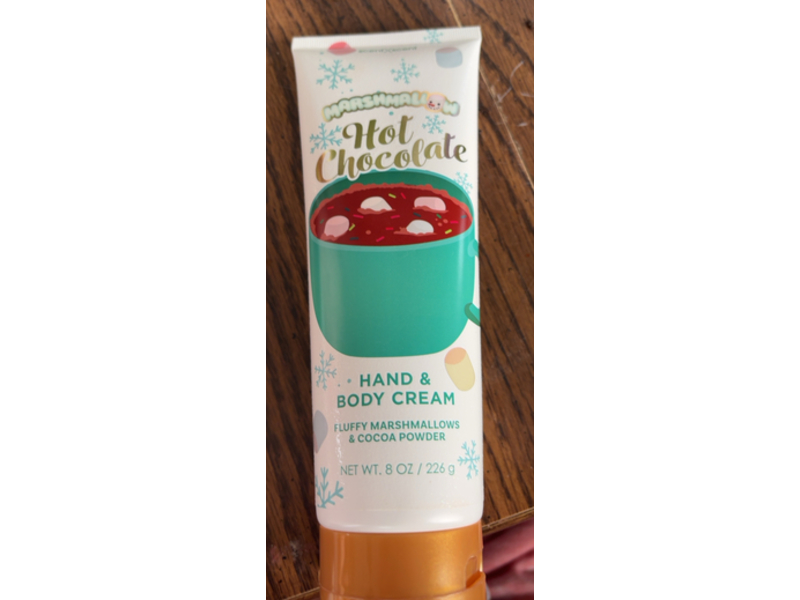 Marshmallow Hand & Body Cream, Hot Chocolate, 8 oz/226 g