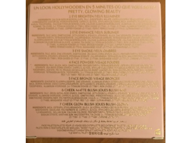 Charlotte Tilbury Hollywood Instant Look in a Palette, Pretty, Glowing Beauty, 0.77 oz/22 g