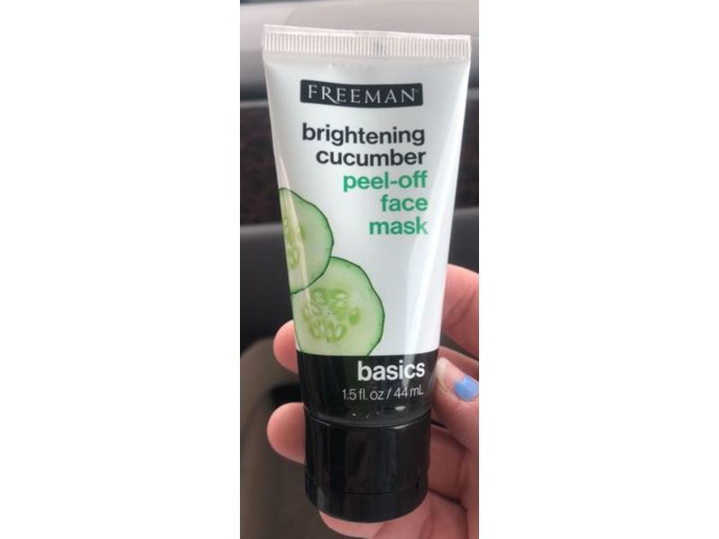 Freeman Beauty Brightening Cucumber Peel-Off Face Mask, 1.5 fl oz/44 mL