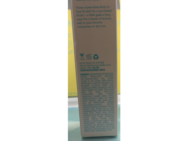 Tula Skincare Bronze Boost Glow Bronzing Drops, 1 fl oz/30 mL