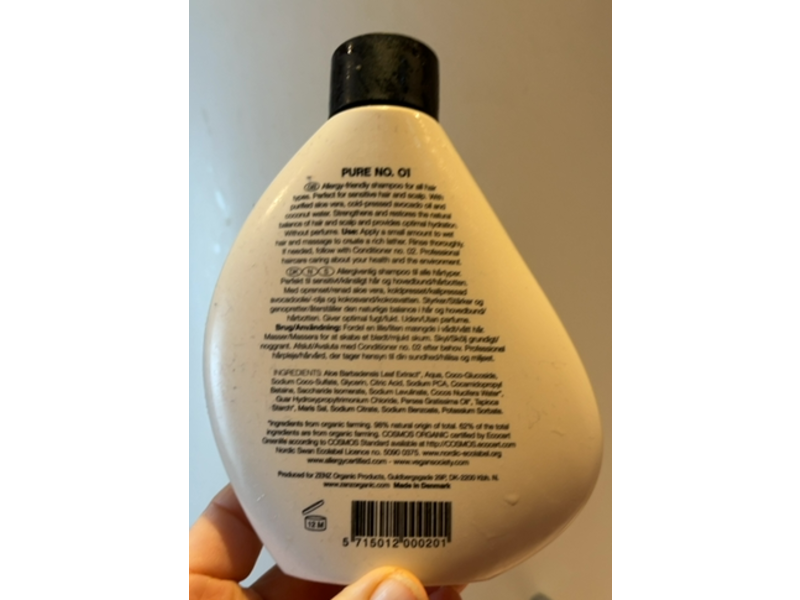 Zenz Pure No 01 Shampoo, 8.4 fl oz/250 mL