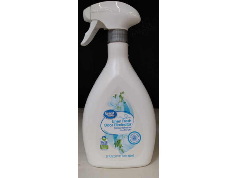 Great Value Order Eliminator Fabric Refresher, Linen Fresh, 27 fl oz/800 mL