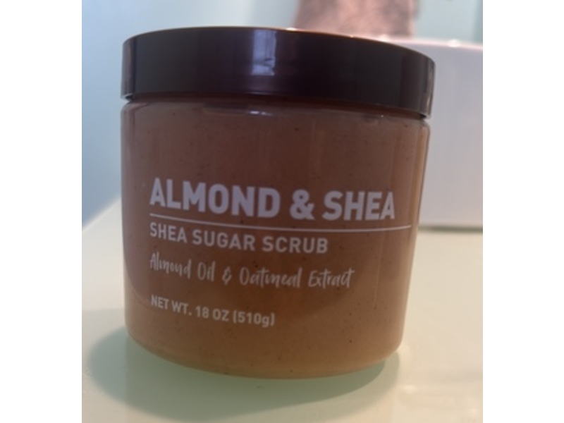 Equate Almond & Shea Sugar Scrub, 18 oz/510 g