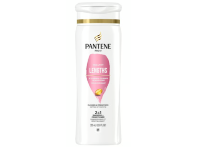 Pantene Pro-V 2 Shampoo & Conditioner, Healthy Lengths, 12.0 fl oz/355 mL