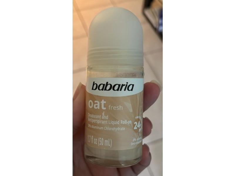 Barbaria Deodorant Antiperspirant, Oat Fresh, 1.7 fl oz/50 mL