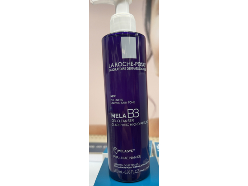 La Roche-Posay Melasyl Mela B3 Gel Cleanser, Pha+Niacinamide, 6.76 fl oz/200 mL