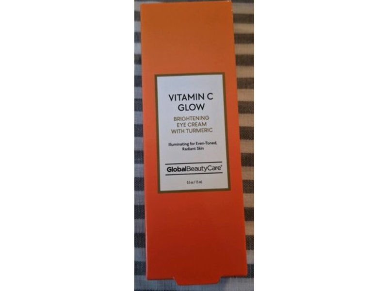 Global Beauty Care Brightening Eye Cream, Vitamin C, 0.5 fl oz/15 mL