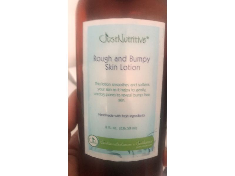Just Nutritive Rough And Bumpy Skin Lotion, 8 fl oz/236.58 mL