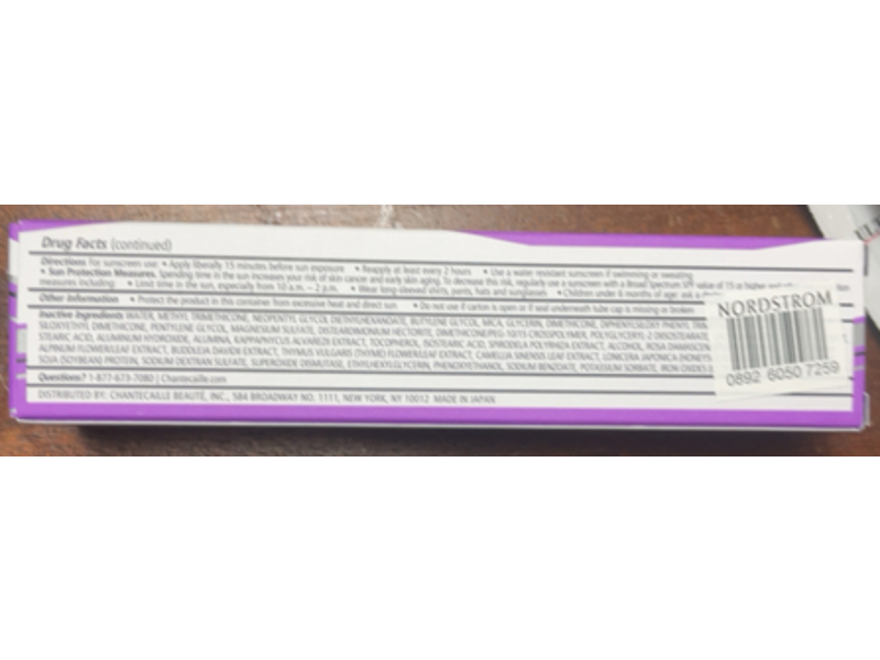 Chantecaille Just Skin Tinted Moisturizer, SPF 15, Vanilla, 1.2 oz/35 g