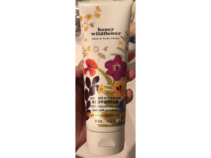 Bath & Body Works Ultimate Hydration Body Cream, Honey Wildflower, 8 oz/226 g