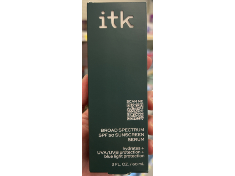 ITK Sunscreen Serum, SPF 50, 2 fl oz/60 mL