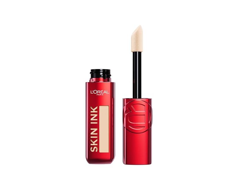 L'Oreal Paris Infallible Skin Ink Matte 2-in-1 Foundation Concealer, 80 Light Warm, 0.50 fl oz/15 mL