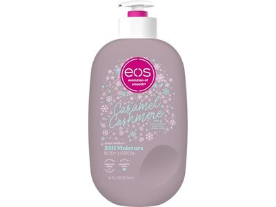 Eos 24H Moisture Body Lotion, Caramel Cashmere, 16 fl oz/473 mL