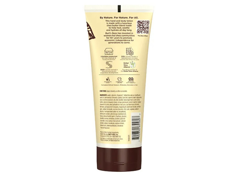 Burt's Bees Shea + Coconut Hand and Body Lotion, 6 oz/170 g