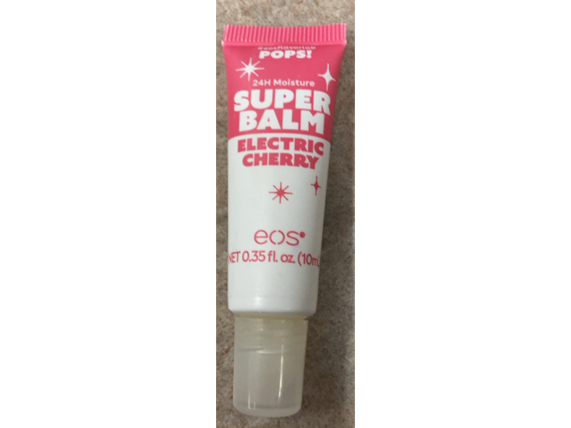 Eos Pops! Super Balm, Electric Cherry, 0.35 fl oz/10 mL
