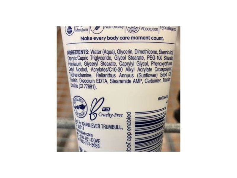 Dove Body Love Hand Cream, Sensitive Skin, 3 fl oz/88.5 mL