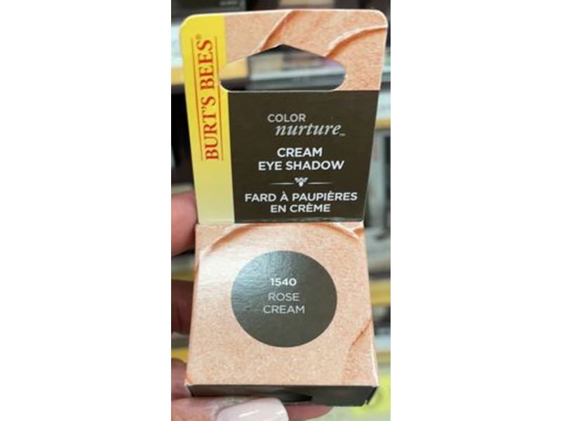 Burt's Bees Color Nurture Cream Eye Shadow, Rose Cream, 0.25 oz/7.08 g