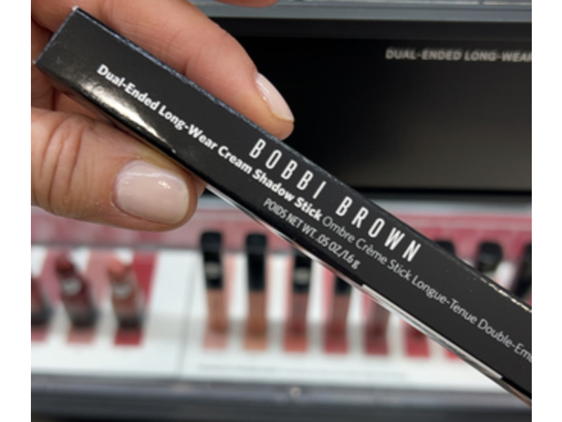 Bobbi Brown Dual - Ended Long - Wear Cream Shadow Stick, Pink Copper/Cashew, 0.05 oz/1.6 g