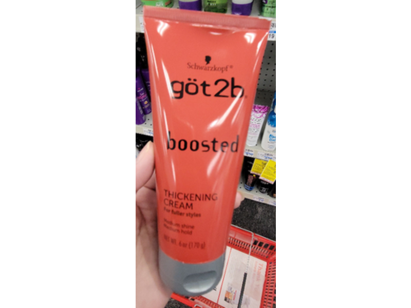 Schwarzkopf Got 2B Boosted Thickening Cream, 6 oz/170 g