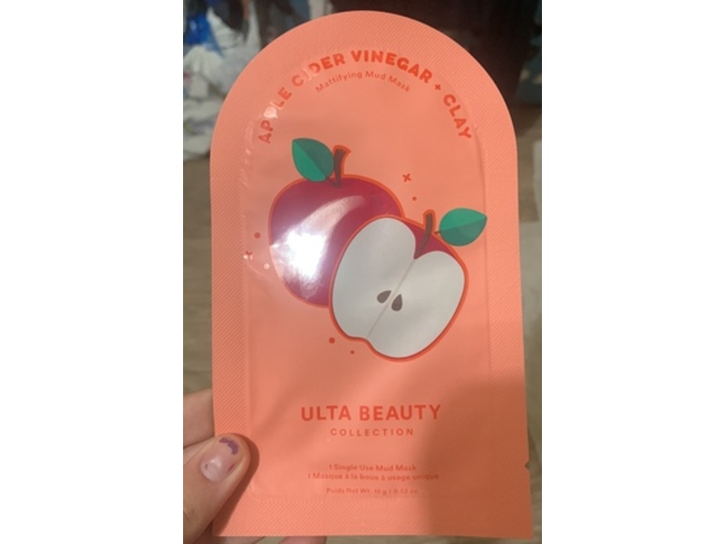 Ulta Beauty Mattifying Mud Mask, Apple Cider Vinegar + Clay, 0.52 oz/15 g, 1 Count