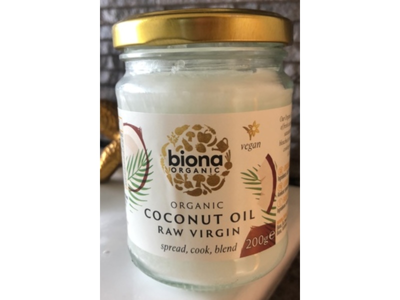 Biona Organic Raw Virgin Coconut Oil, 200 g