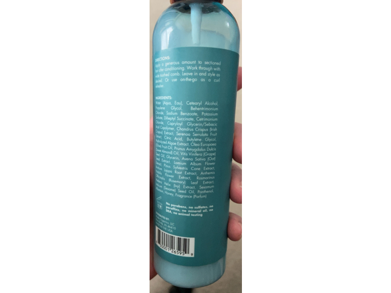 Mielle Anti-Shedding Leave-In Conditioner, Sea Mass, Saw Palmetto, 8 fl oz/236.6 mL