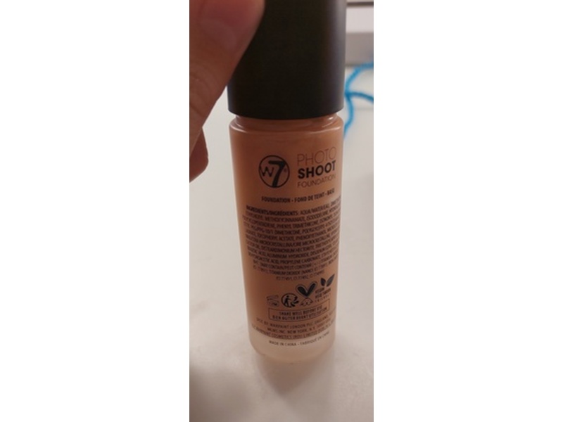 W7 Cosmetics Photo Shoot Foundation, Fresh Beige, 0.94 fl oz/28 mL