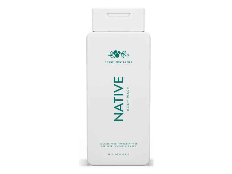 Native Body Wash, Fresh Mistletoe, 18 fl oz/532 mL