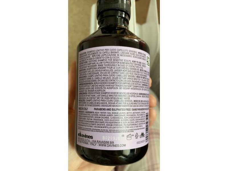Davines Naturaltech Calming Shampoo, 8.45 fl oz/250 mL