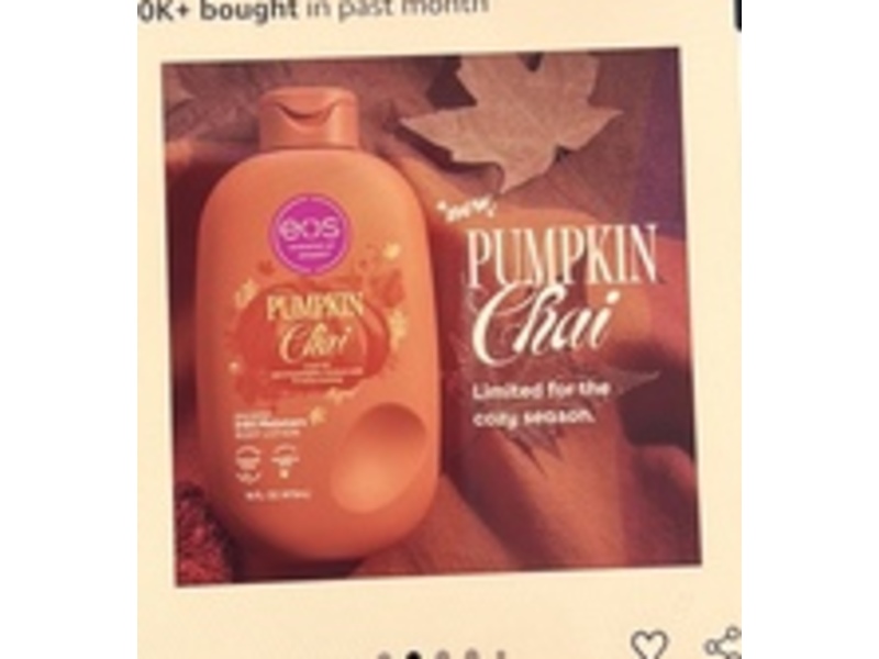 eos Body Lotion, Pumpkin Chai, 16 fl oz/473 mL