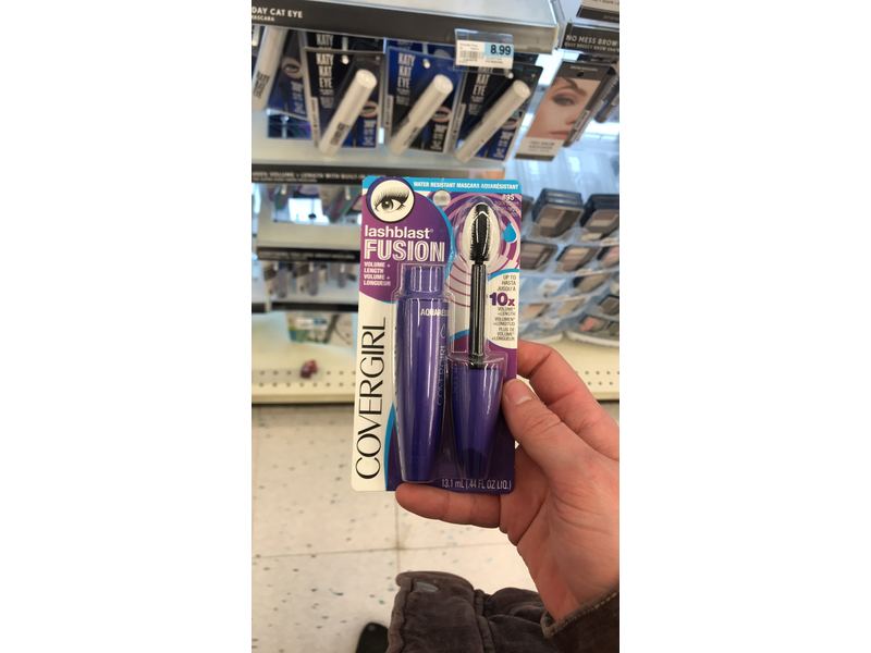CoverGirl Lashblast Fusion Water Resistant Mascara Black Brown 895, 0.44 fl oz