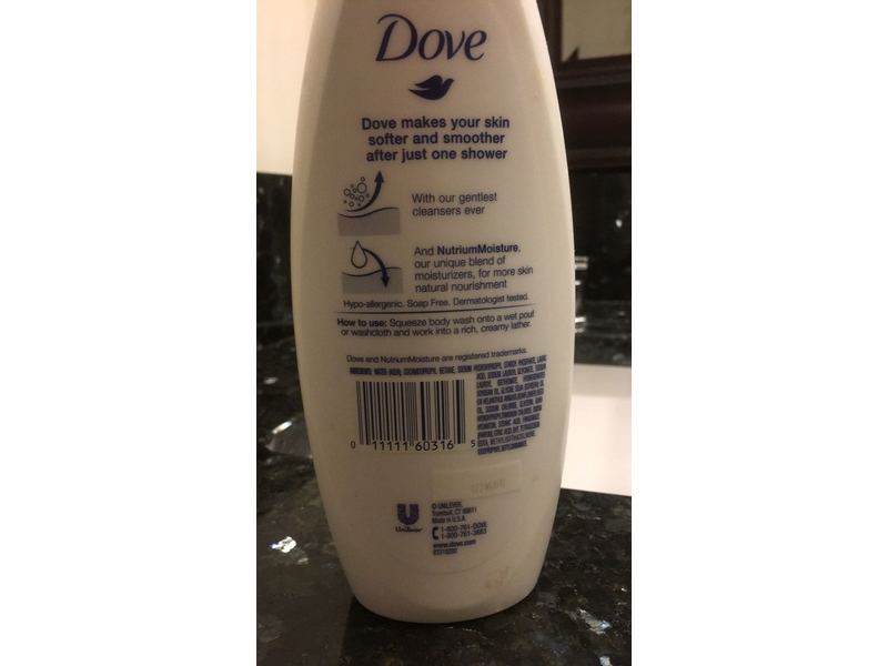 Dove Body Wash, Sensitive Skin, 22 oz