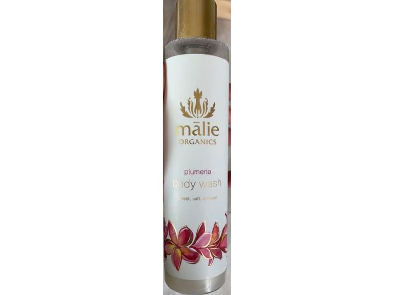 Malie Organics Body Wash, Plumeria, 8.25 fl oz/244 mL