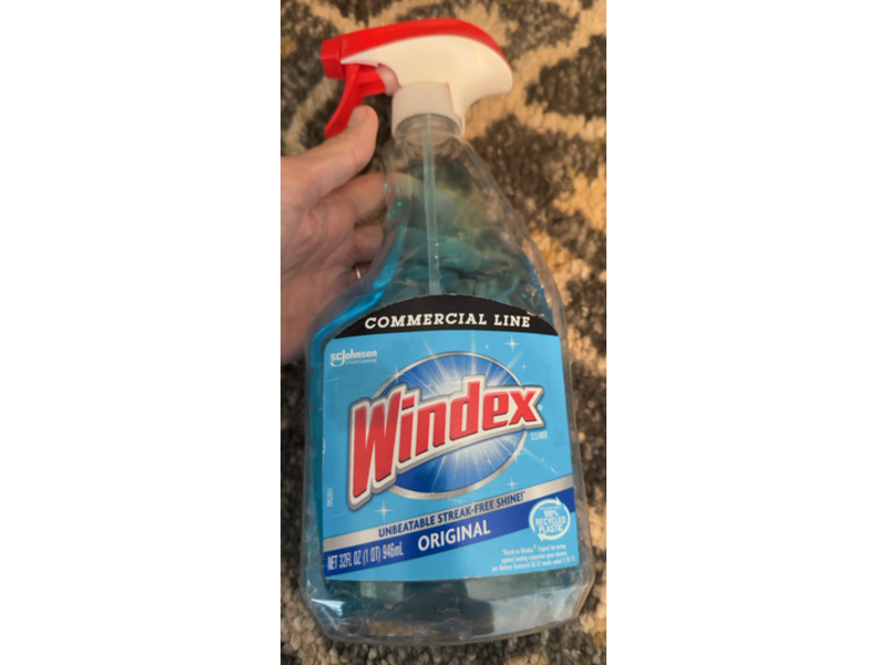 Windex Commercial Line Glass Cleaner, Original, 32 fl oz/946 mL