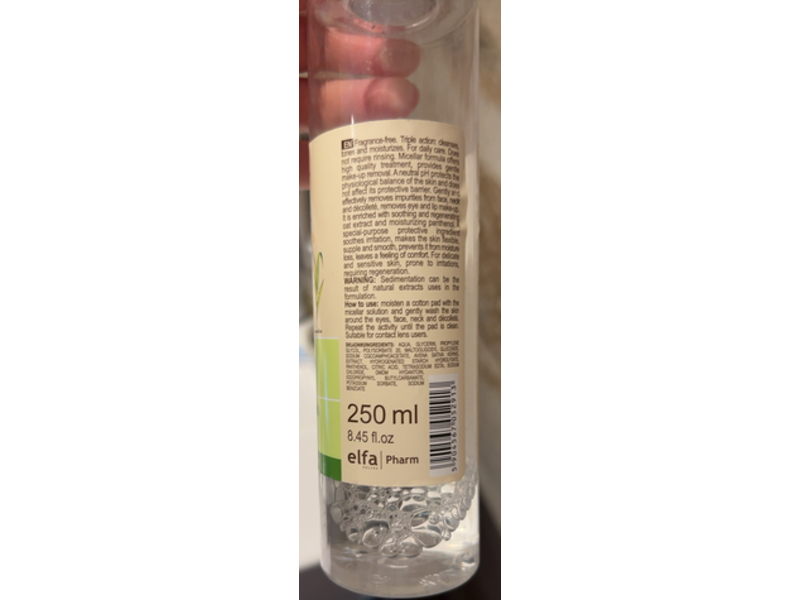 Green Pharmacy 3 In 1 Micellar Solution, 8.45 fl oz/250 mL