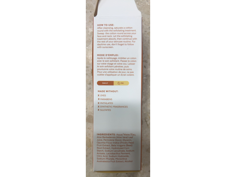 Three Ships Fresh Start Brightening Resurfacing Treatment, Lime Pearl + Prickly Pear 5% PHA, 3.4 fl oz/100 mL