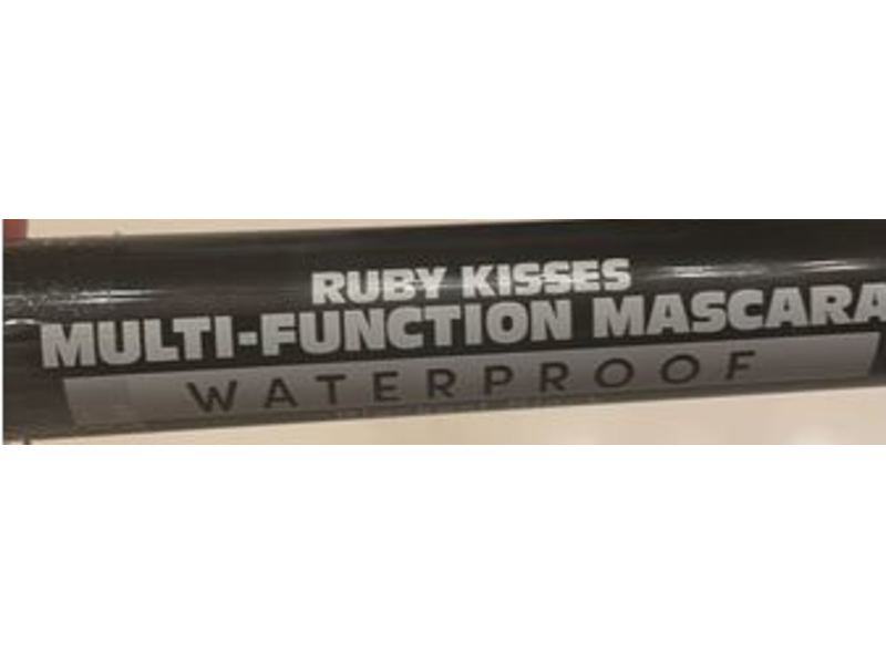 Ruby Kisses Multi-Function Waterproof Mascara, Blackest Black,