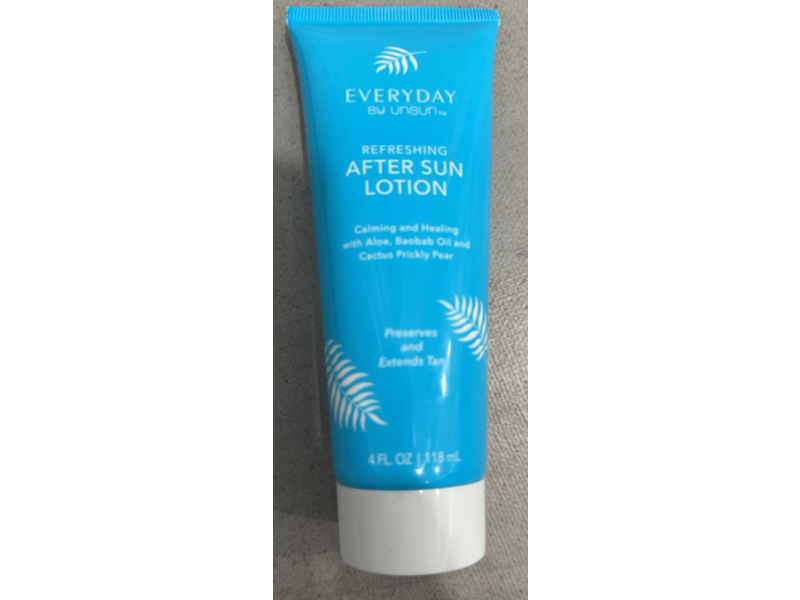 Unsun Refreshing After Sun Lotion, Aloe, Baobab Oil & Cactus Prickly Pear, 4 fl oz/118 mL