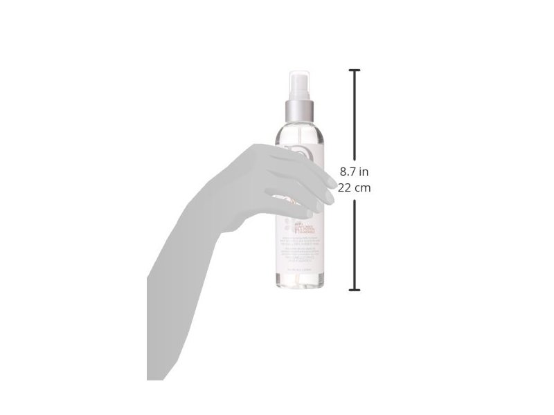 Design Essentials Coconut & Monoi Coconut Water Curl Refresher For Instant Curl Revitalization, 8 oz/236.5 mL