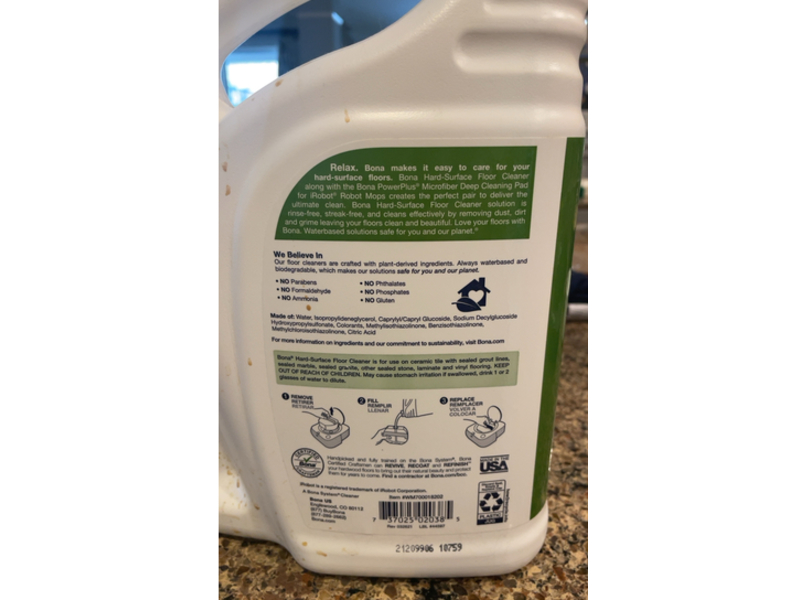 Bona Hard Surface Floor Cleaner, 128 fl oz/3.78 L