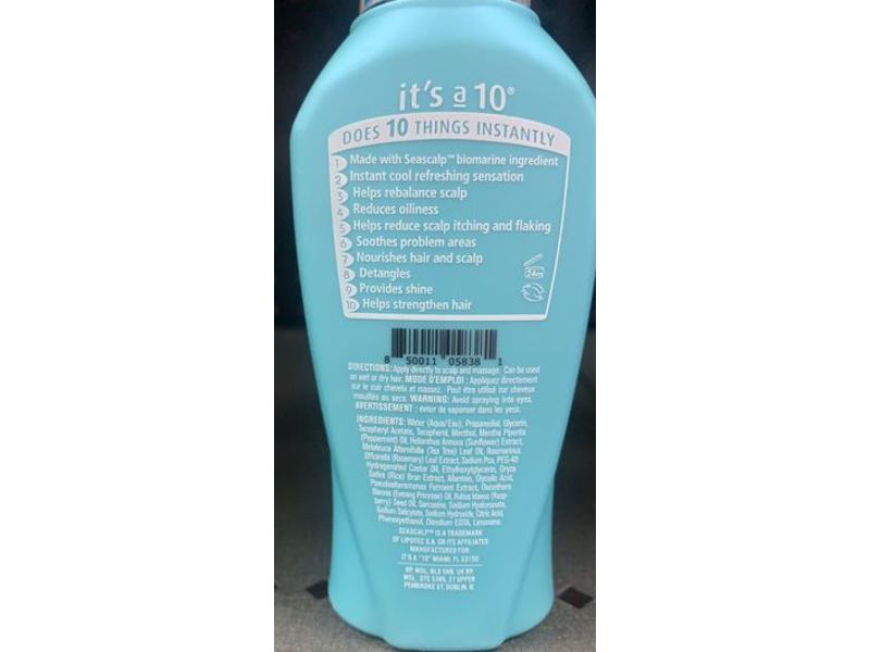 It's 10 Scalp Restore Miracle Calming Spray, 4 fl oz/120 mL