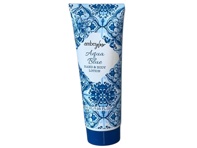 Amber Glow Aqua Blue Hand & Body Lotion, 7.98 fl oz/236 mL