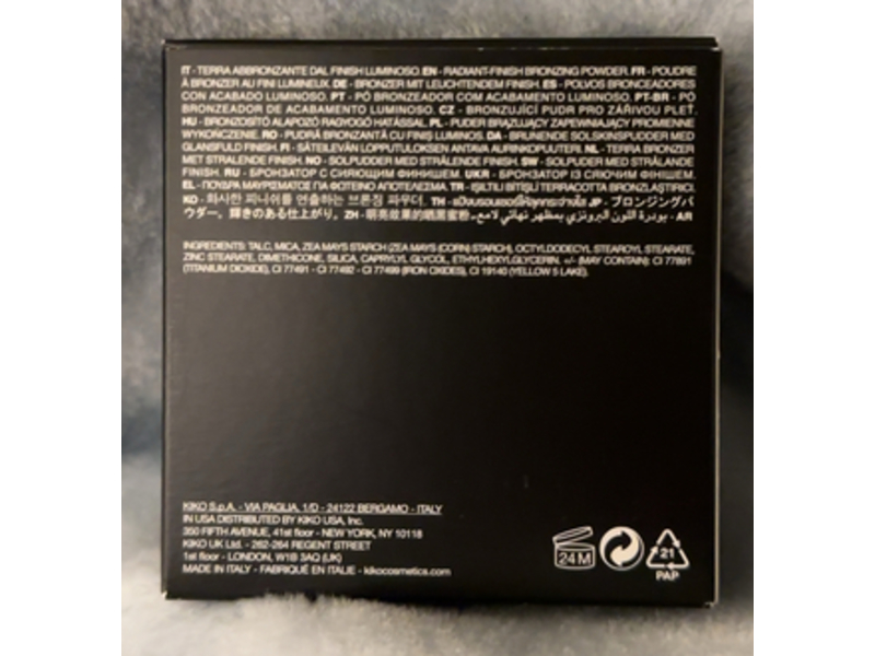 Kiko Milani Radiant Touch Bronzing Powder, 103 Luminous Cocoa, 0.42 oz/12 g