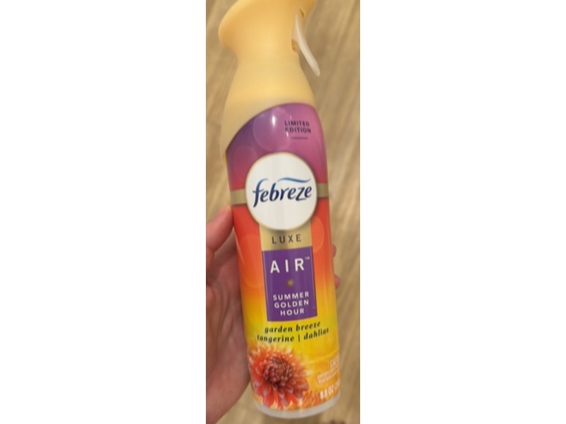 Febreze Luxe Air Mist, Summer Golden Hour, 8.8 oz/250 g