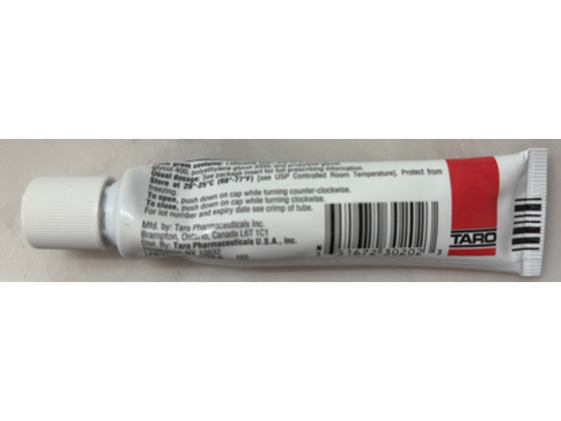 Lidocaine Ointment USP, 5%, 30 g, Taro (RX)