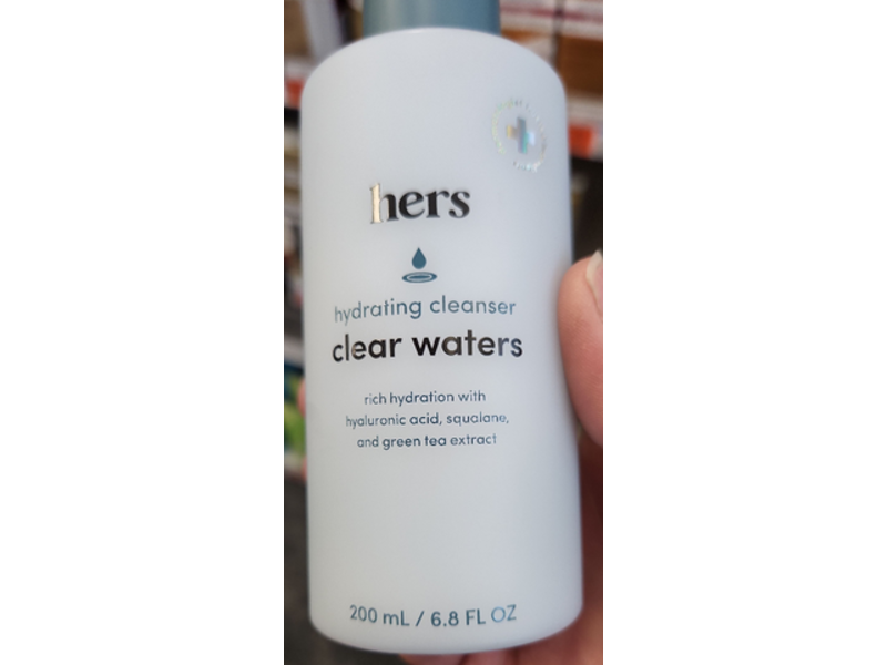 Hers Hydrating Clear Waters Cleanser, 6.8 fl oz/200 mL